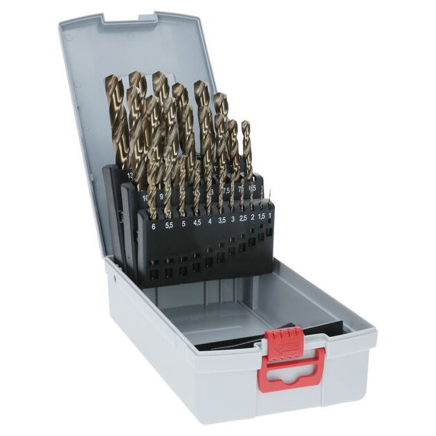 Набір спіральних свердел PRO Stainless Steel HSS-Co, 25 шт. Bosch, фото  | SNABZHENIE.com.ua