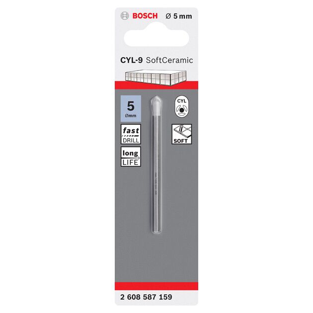 Свердло для плитки CYL-9 Ceramic Bosch, фото , изображение 2 | SNABZHENIE.com.ua