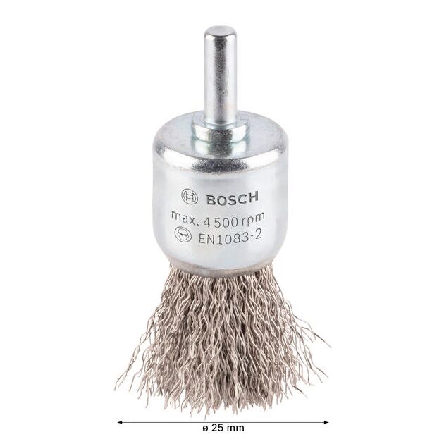 Торцева щітка PRO Stainless Steel clean, прямий хвостовик, 25 x 0,3 мм Bosch, фото , изображение 4 | SNABZHENIE.com.ua