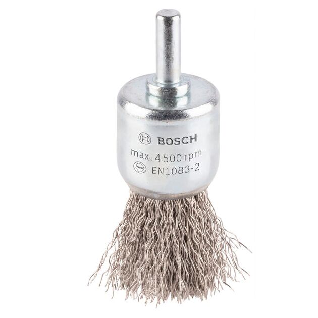Торцева щітка PRO Stainless Steel clean, прямий хвостовик, 25 x 0,3 мм Bosch, фото  | SNABZHENIE.com.ua