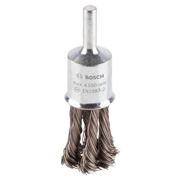 Торцева щітка PRO Stainless Steel heavy, прямий хвостовик, 19 x 0,35 мм Bosch, фото  | SNABZHENIE.com.ua
