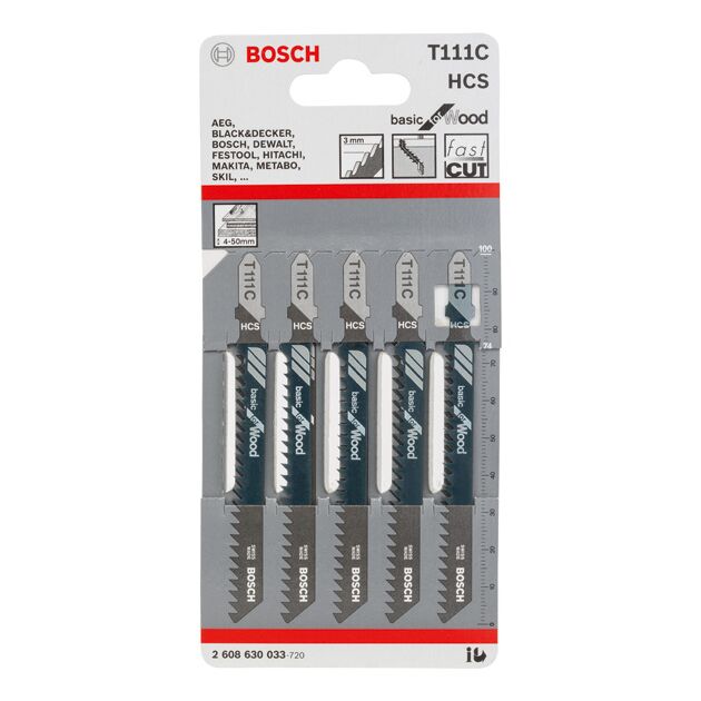 Лобзикова пилка T 111 C Bosch, фото , изображение 2 | SNABZHENIE.com.ua