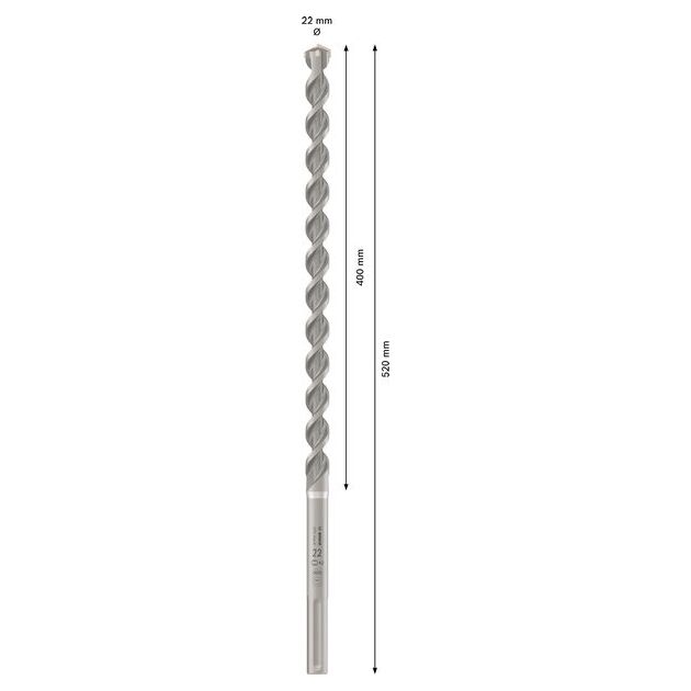 Ударне свердло PRO SDS max-4, 22 x 400 x 520 мм Bosch, фото , изображение 3 | SNABZHENIE.com.ua