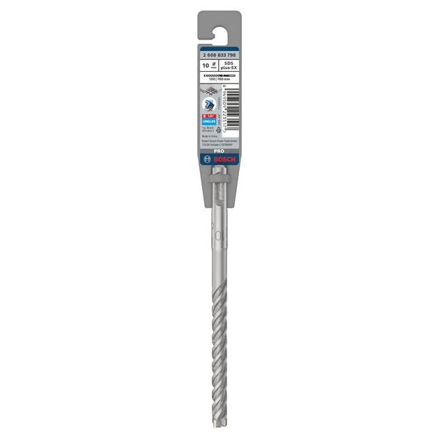 Ударне свердло PRO SDS plus-5X, 10 х 100 х 160 мм Bosch, фото , изображение 2 | SNABZHENIE.com.ua