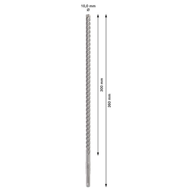 Ударне свердло PRO SDS plus-5X, 10 х 300 х 360 мм Bosch, фото , зображення 3 | SNABZHENIE.com.ua