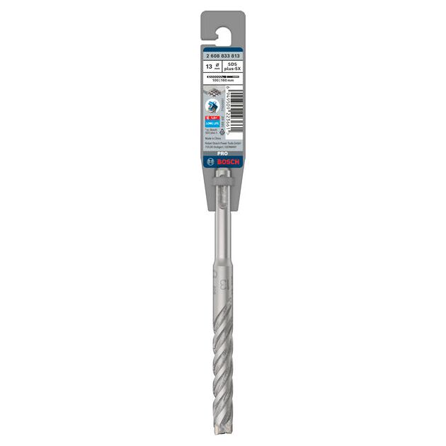 Ударне свердло PRO SDS plus-5X, 13 х 100 х 160 мм Bosch, фото , изображение 2 | SNABZHENIE.com.ua