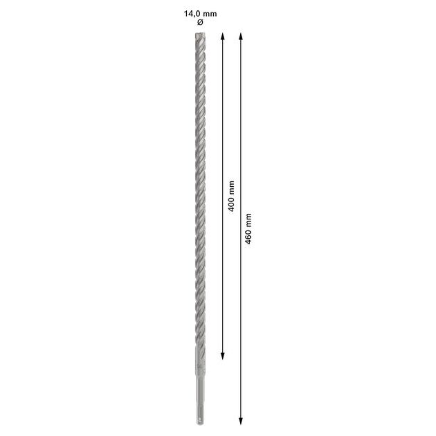 Ударне свердло PRO SDS plus-5X, 14 х 400 х 460 мм Bosch, фото , изображение 3 | SNABZHENIE.com.ua