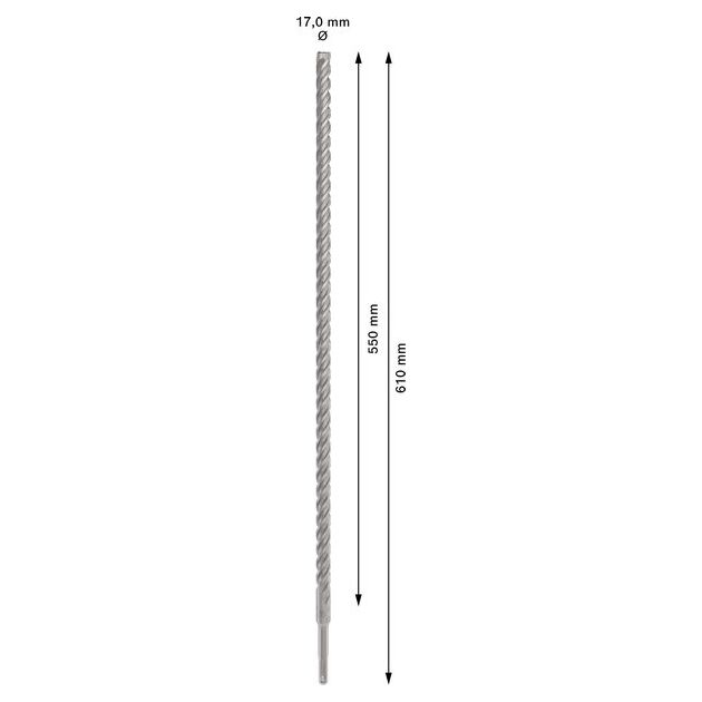 Ударне свердло PRO SDS plus-5X, 16 х 550 х 610 мм Bosch, фото , изображение 3 | SNABZHENIE.com.ua