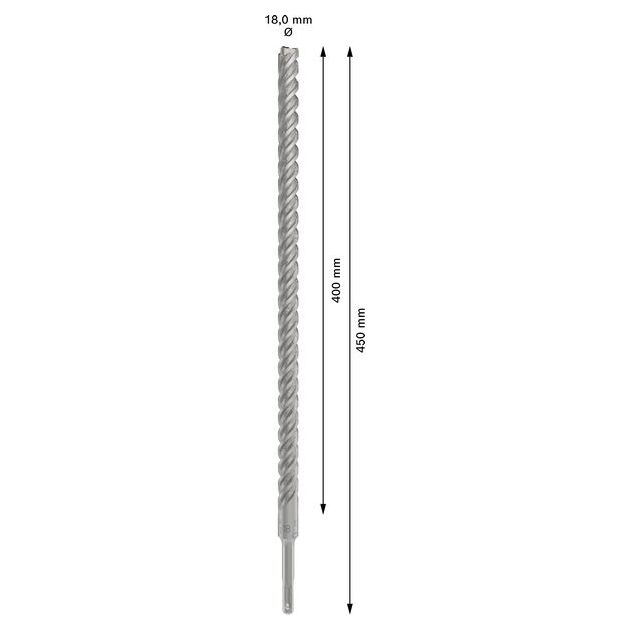 Ударне свердло PRO SDS plus-5X, 18 х 400 х 450 мм Bosch, фото , изображение 3 | SNABZHENIE.com.ua