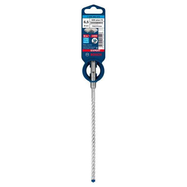 Ударне свердло EXPERT SDS plus-7X, 6,5 x 150 x 215 мм Bosch, фото , изображение 2 | SNABZHENIE.com.ua