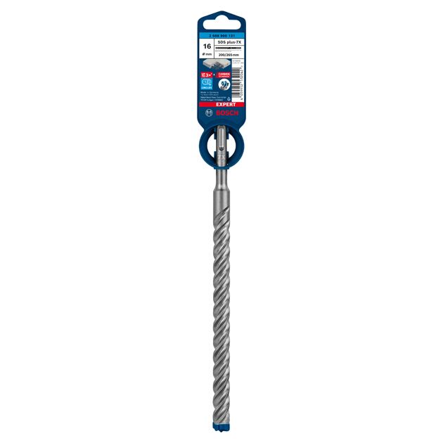 Ударне свердло EXPERT SDS plus-7X, 16 x 200 x 265 мм Bosch, фото , зображення 2 | SNABZHENIE.com.ua