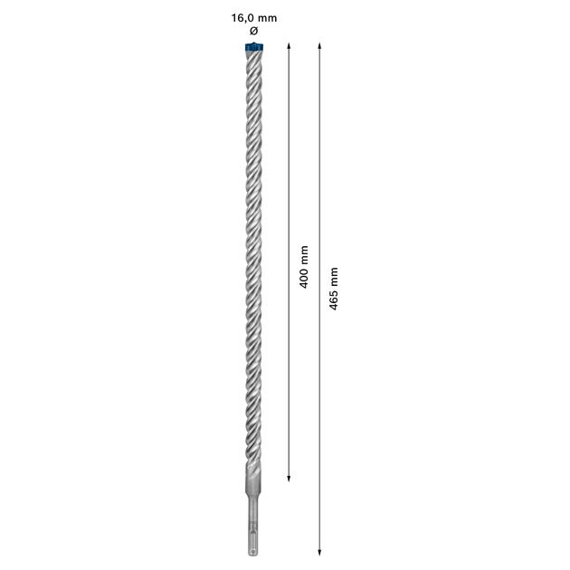 Ударне свердло EXPERT SDS plus-7X, 16 x 400 x 465 мм Bosch, фото , зображення 3 | SNABZHENIE.com.ua