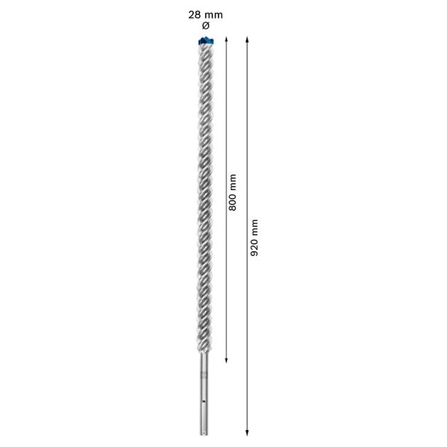 Ударне свердло EXPERT SDS max-8X, 28 x 800 x 920 мм Bosch, фото , зображення 4 | SNABZHENIE.com.ua