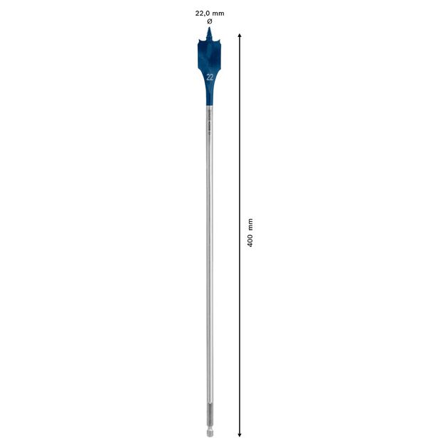 Перове свердло EXPERT Self Cut Speed, 22 x 400 мм Bosch, фото , изображение 4 | SNABZHENIE.com.ua