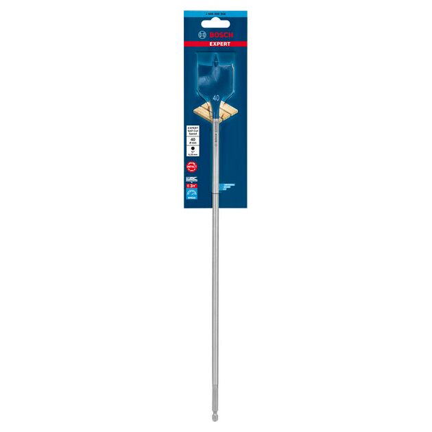 Перове свердло EXPERT Self Cut Speed, 40 x 400 мм Bosch, фото , изображение 2 | SNABZHENIE.com.ua
