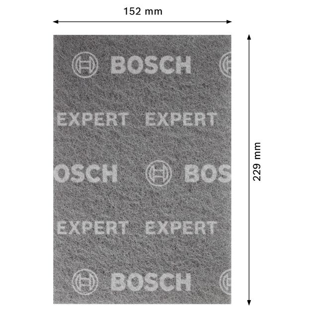 Волокнистий абразив EXPERT N880 для шліфування вручну, 152 x 229 мм, наддрібна S Bosch, фото , изображение 2 | SNABZHENIE.com.ua