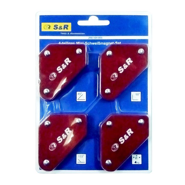 Комплект магнітних косинців S&R (до 4 кг), фото , зображення 3 | SNABZHENIE.com.ua