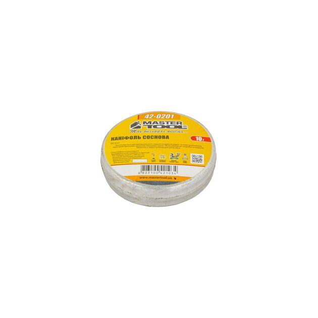 Канифоль MASTERTOOL 10 г 42-0201, фото  | SNABZHENIE.com.ua
