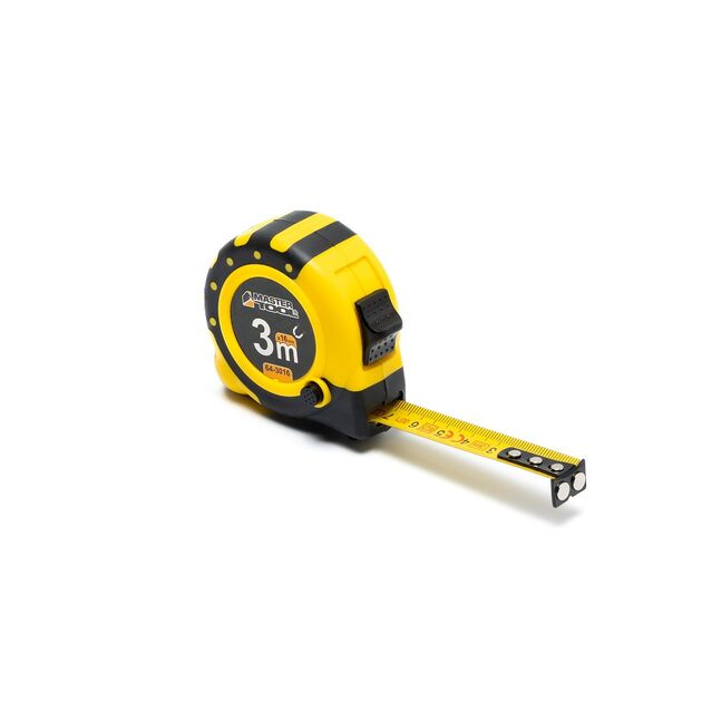 Рулетка з магнітами MASTERTOOL 3 м 16 мм нейлонове покриття 64-3016, фото  | SNABZHENIE.com.ua