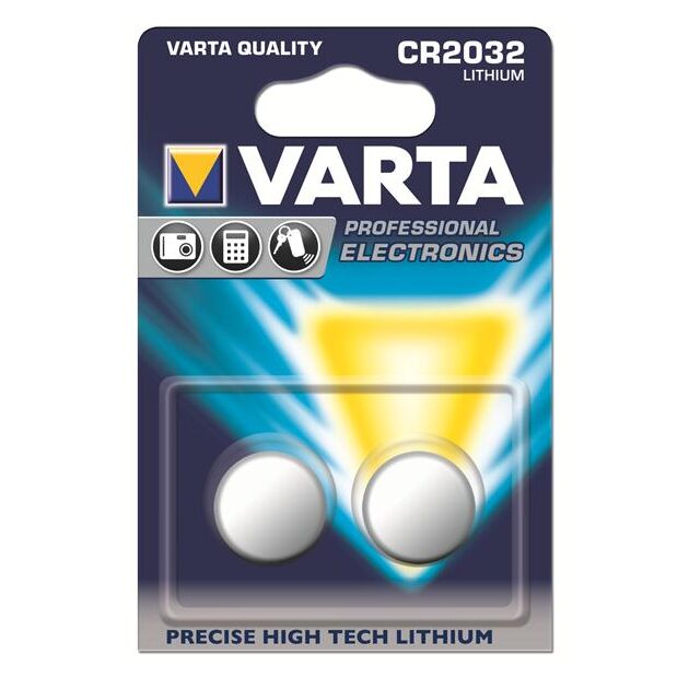 Батарейка Varta літієва CR2032 блістер, 2шт, фото  | SNABZHENIE.com.ua