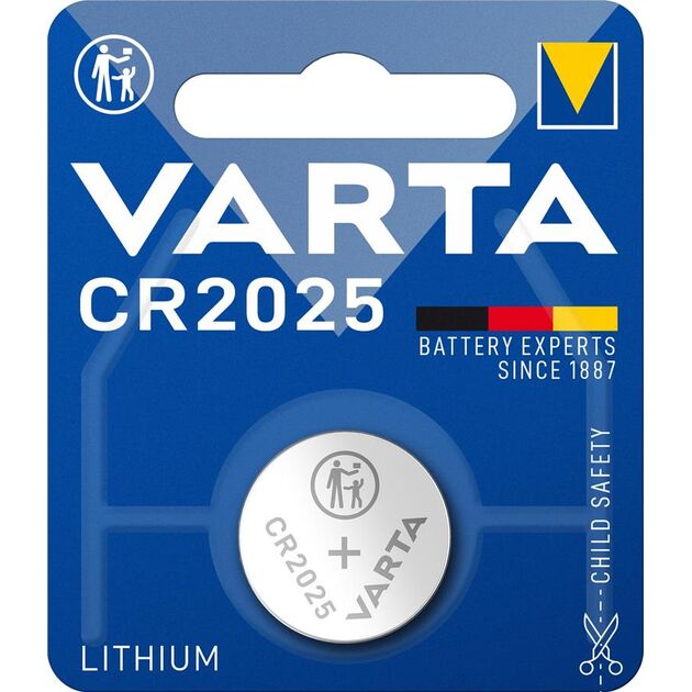 Батарейка Varta літієва CR2025  блістер, 1 шт, фото  | SNABZHENIE.com.ua