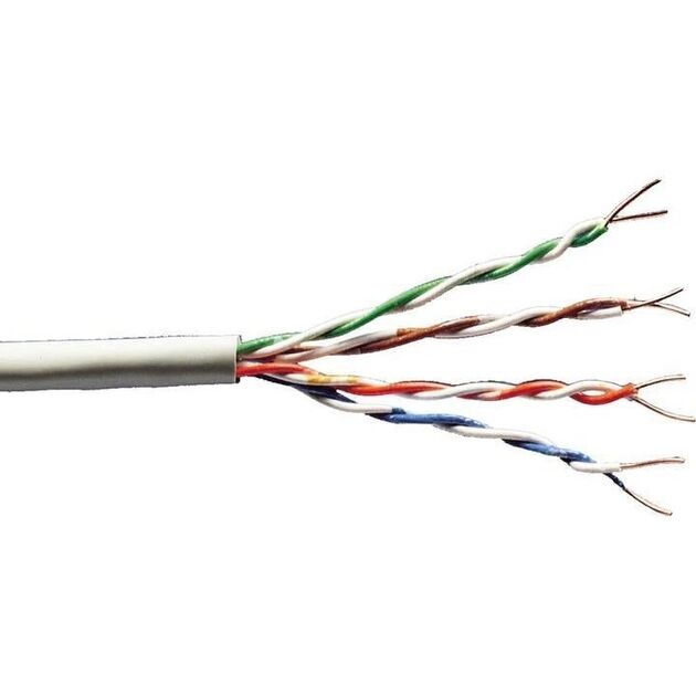 Кабель "вита пара" DIGITUS САТ 5e UTP, 305м, AWG 24/1, PVC, сірий, фото , зображення 2 | SNABZHENIE.com.ua