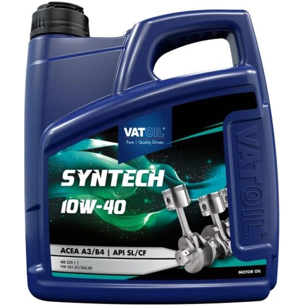 Олива моторна VATOIL SynTech 10W-40 4л (12-4) (50029), фото  | SNABZHENIE.com.ua