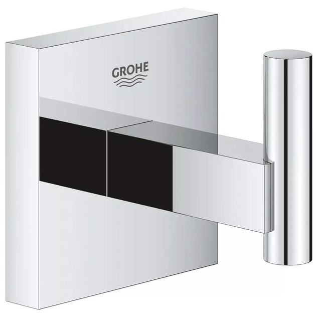 Гачок для халату Grohe QuickFix Start Cube, хром, фото , изображение 2 | SNABZHENIE.com.ua