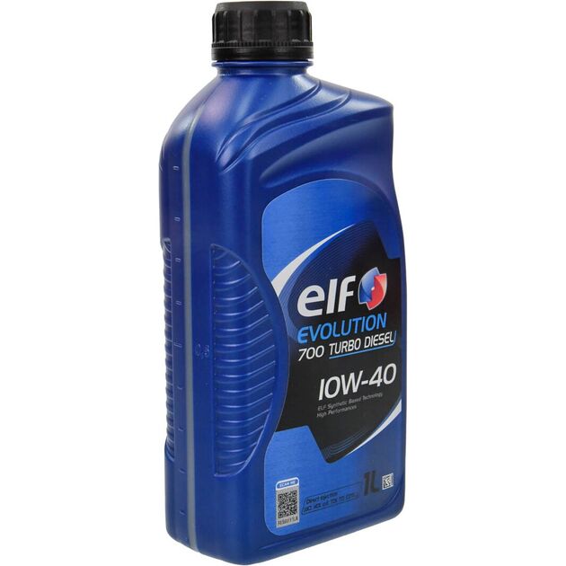 Олива моторна ELF Evolution 700 Turbo Diesel 10W-40 1л (12-1 TD) (214126), фото , зображення 3 | SNABZHENIE.com.ua