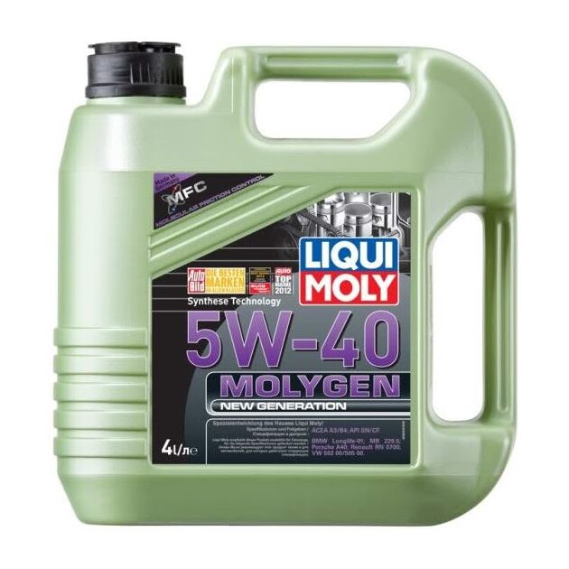 Олива моторна Liqui Moly Molygen New Generation 5W-40 4л (9054/8578), фото  | SNABZHENIE.com.ua