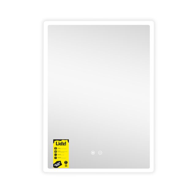 Зеркало Lidz Orion (OR2) 600х800 с LED-подсветкой Touch, с антизапотеванием, с диммером, рег. яркости LDOR60080049292, фото , зображення 3 | SNABZHENIE.com.ua