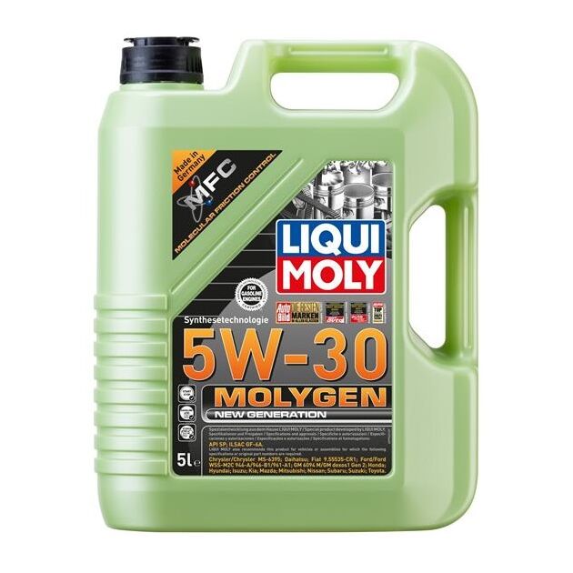 Олива моторна Liqui Moly Molygen New Generation 5W-30 5л (9043/9952), фото  | SNABZHENIE.com.ua
