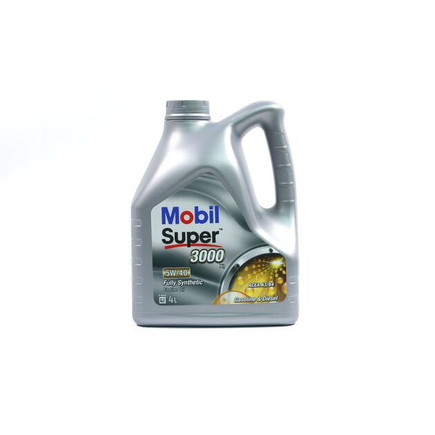 Олива моторна Mobil Super 3000 5W-40 4л (11-4) (150013), фото , зображення 2 | SNABZHENIE.com.ua