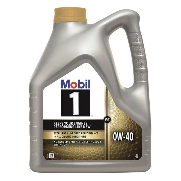 Олива моторна Mobil 1 FS 0W-40 4л (MOBIL 1-4) (153687), фото , зображення 2 | SNABZHENIE.com.ua