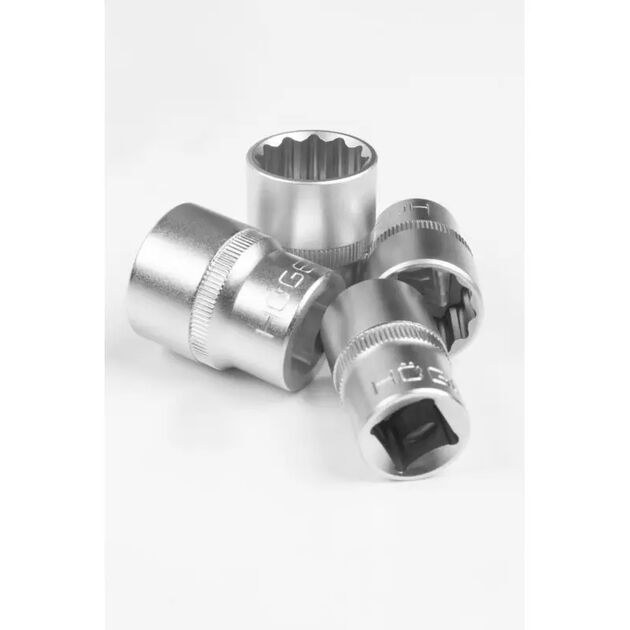 HOEGERT Набор шестигранных глубоких головок 1/2", 8 шт.,, фото , изображение 2 | SNABZHENIE.com.ua