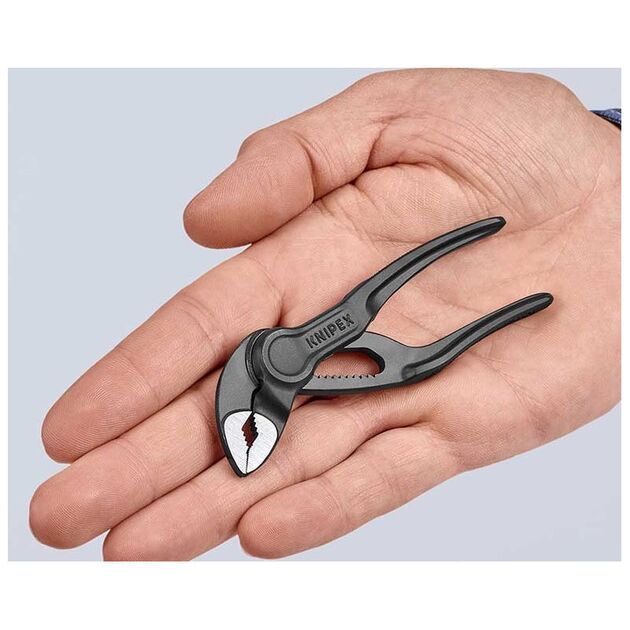 Клещи переставные Cobra® XS 100 мм KNIPEX с фиксатором, фото , изображение 5 | SNABZHENIE.com.ua