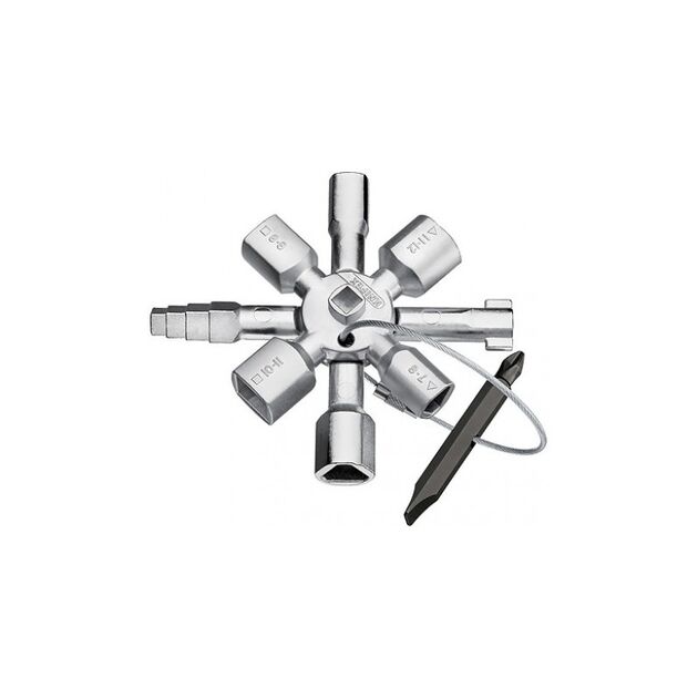 Крестовый ключ Knipex TwinKey® 92 мм 00 11 01, фото  | SNABZHENIE.com.ua