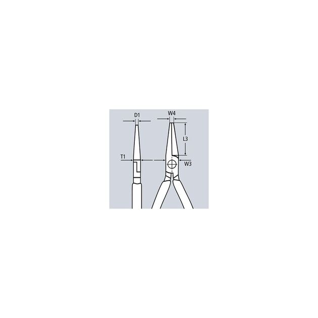 Круглогубці KNIPEX 22 05 160, фото , зображення 2 | SNABZHENIE.com.ua