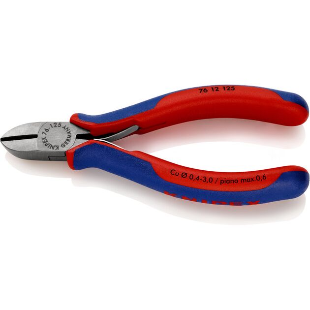 Кусачки боковые для электроники KNIPEX 76 12 125, фото  | SNABZHENIE.com.ua