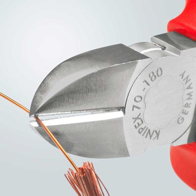 Кусачки боковые KNIPEX 70 05 180, фото , изображение 4 | SNABZHENIE.com.ua
