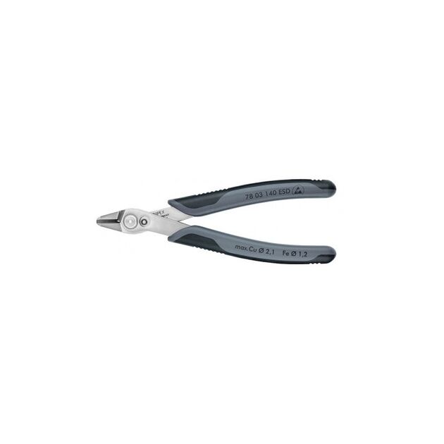 Кусачки KNIPEX Electronic Super Knips® 78 03 140 ESD, фото  | SNABZHENIE.com.ua