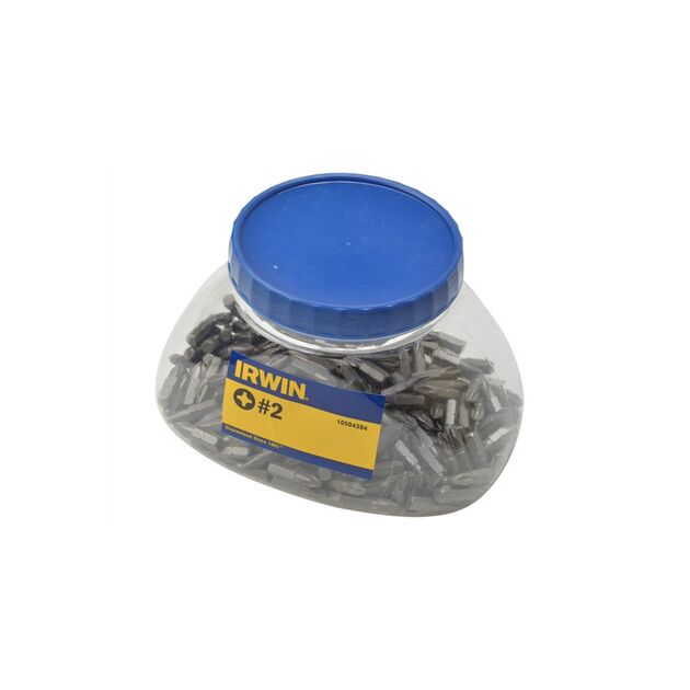 Набір біт 250 шт 1/4 25 мм, Philips PH 2 Grabit Jar, IRWIN, фото , зображення 2 | SNABZHENIE.com.ua