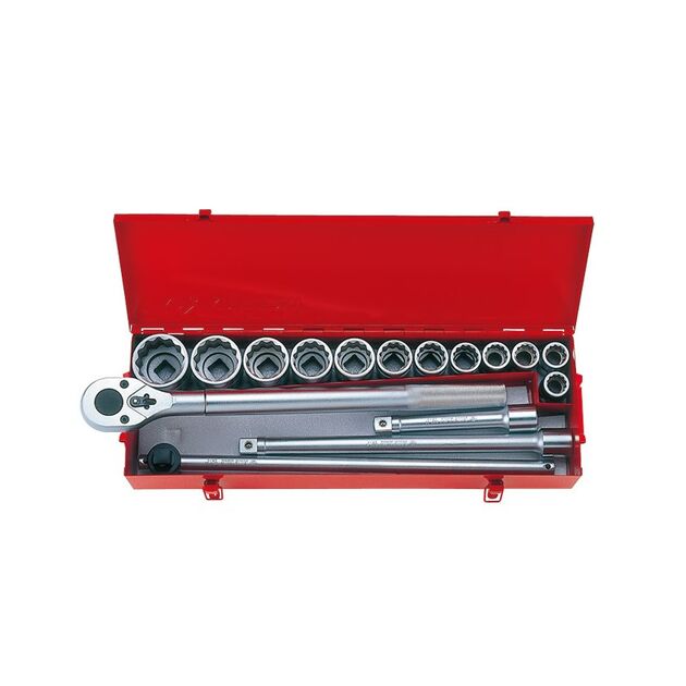 Набір головок 3/4" 16 ед. 12-гранні, короткі, дюймові (7/8-2), фото  | SNABZHENIE.com.ua