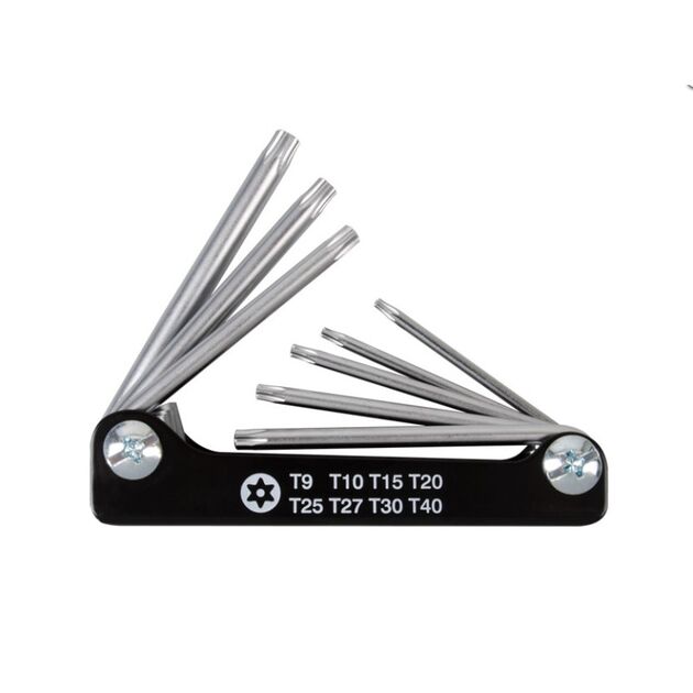 Набір TORX 8 ед. (Т9-Т40) з отверстием в рукоятці, фото  | SNABZHENIE.com.ua