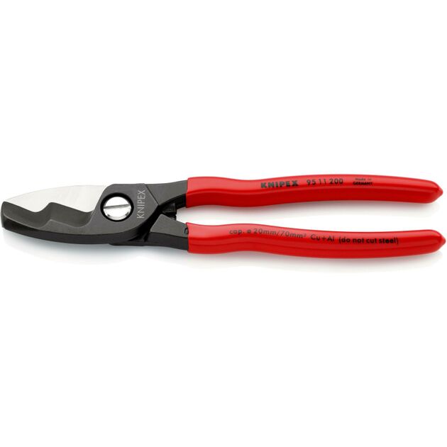 Ножницы для резки кабелей KNIPEX 95 11 200, фото  | SNABZHENIE.com.ua