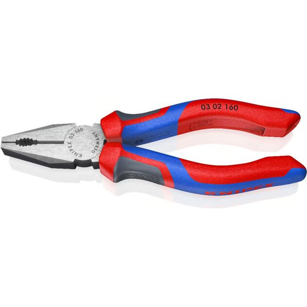 Комбинированные плоскогубцы KNIPEX 03 02 160 (03 02 160), фото , изображение 2 | SNABZHENIE.com.ua