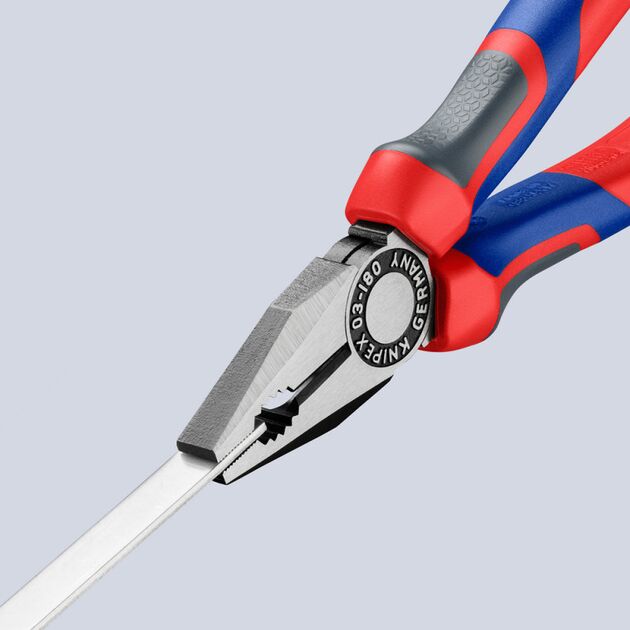 Комбинированные плоскогубцы KNIPEX 03 02 180, фото , изображение 7 | SNABZHENIE.com.ua