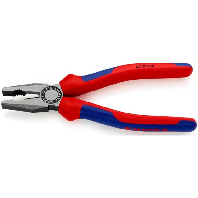 Комбинированные плоскогубцы KNIPEX 03 02 200, фото , изображение 3 | SNABZHENIE.com.ua