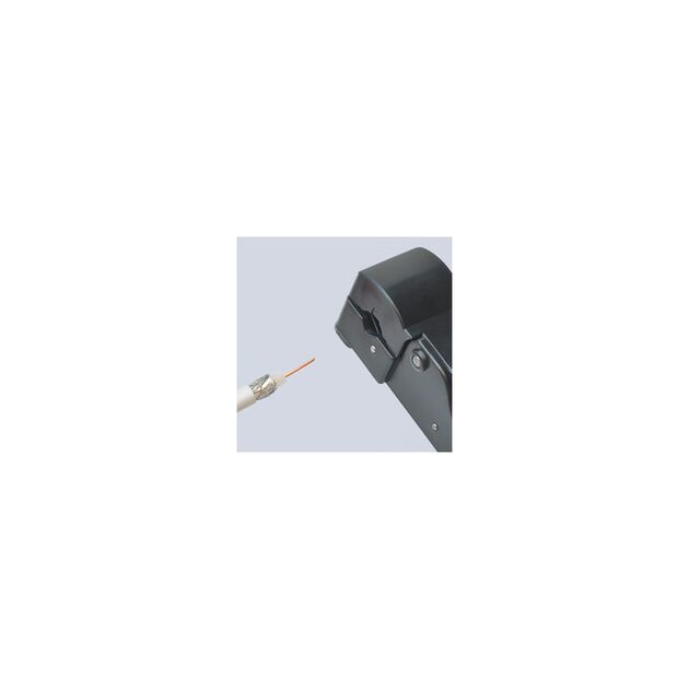 Стриппер KNIPEX 16 60 05 SB для коаксиальных кабелей, фото , изображение 3 | SNABZHENIE.com.ua
