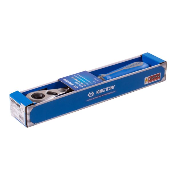 Трещотка 1/2", 250мм, 90 зубов, IP51 (4773-10GS), фото , изображение 3 | SNABZHENIE.com.ua